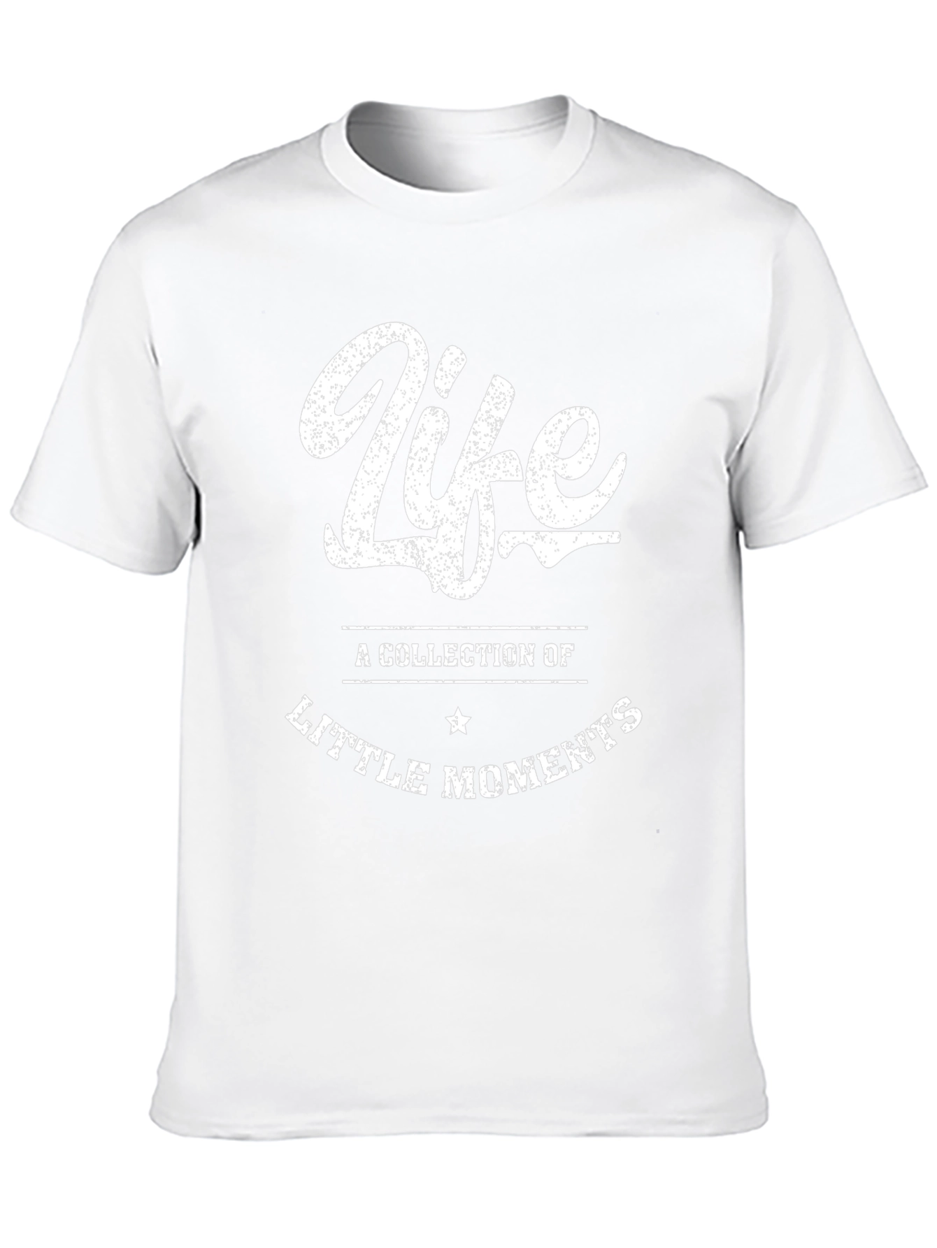 Life Little Moments Black Graphic Tee
