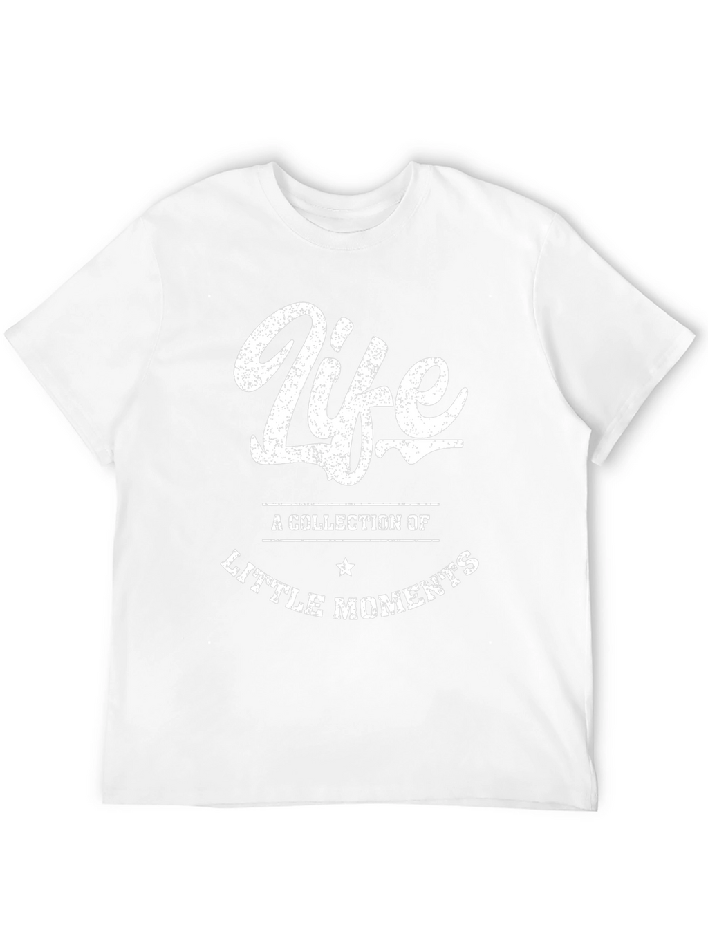 Life Little Moments Black Graphic Tee
