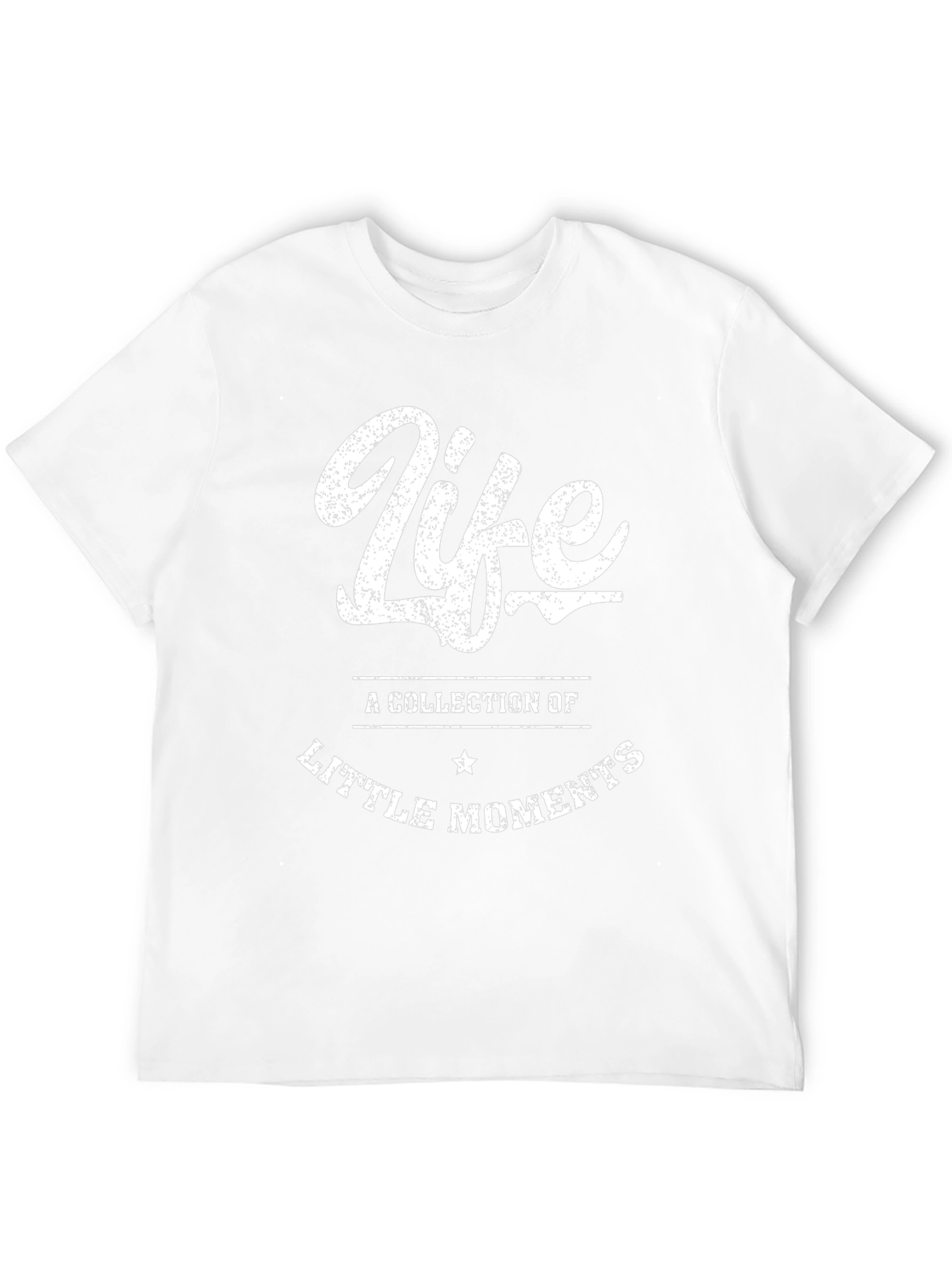 Life Little Moments Black Graphic Tee
