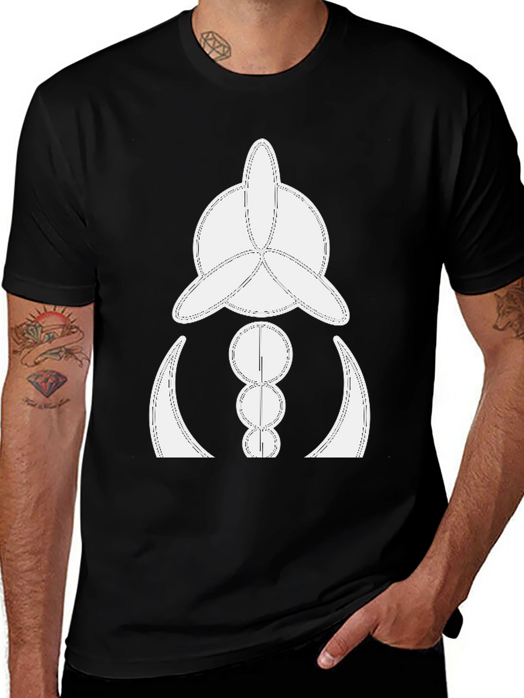 Abstract Graphic T-Shirt - Modern Style