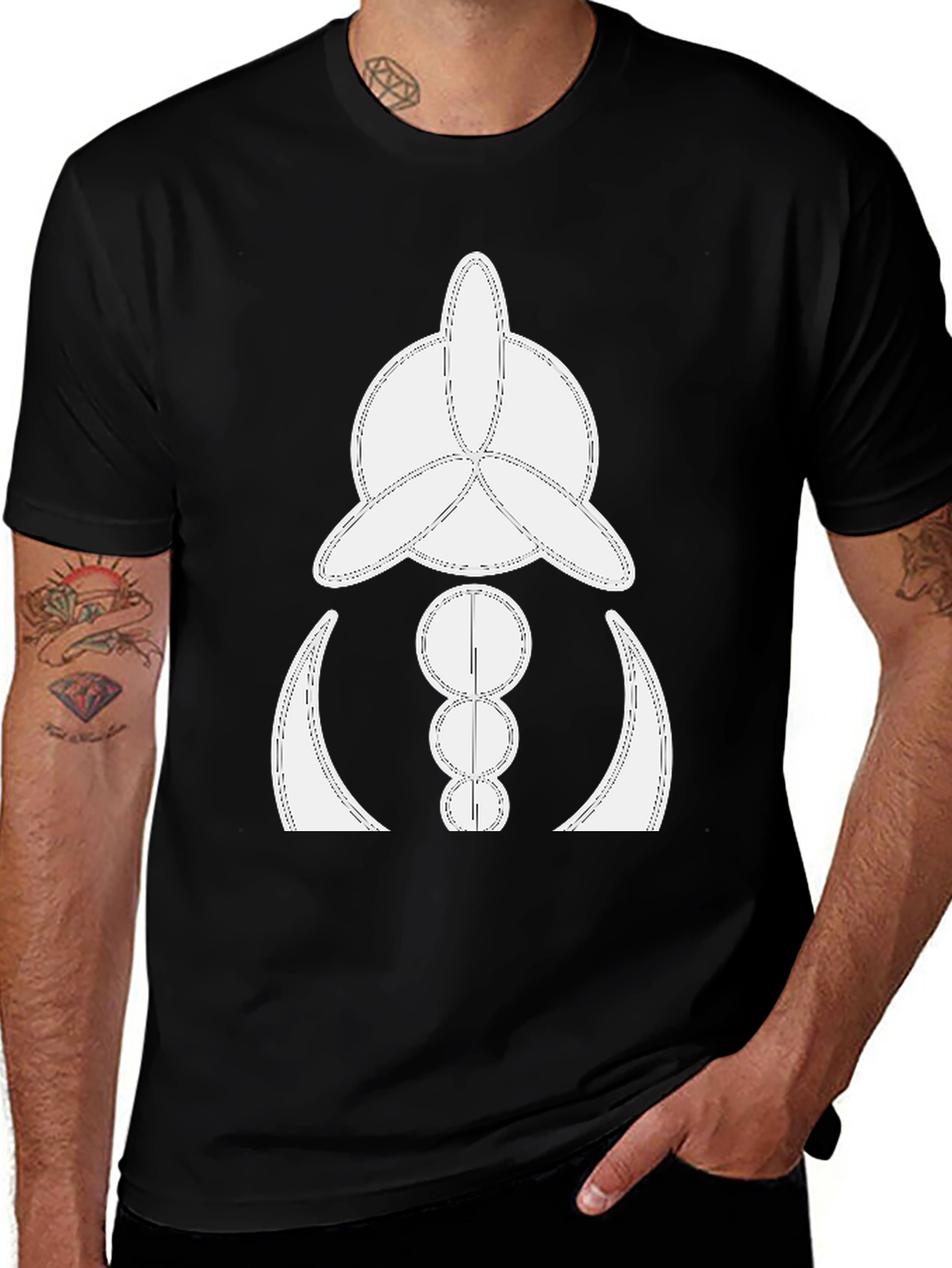 Abstract Graphic T-Shirt - Modern Style