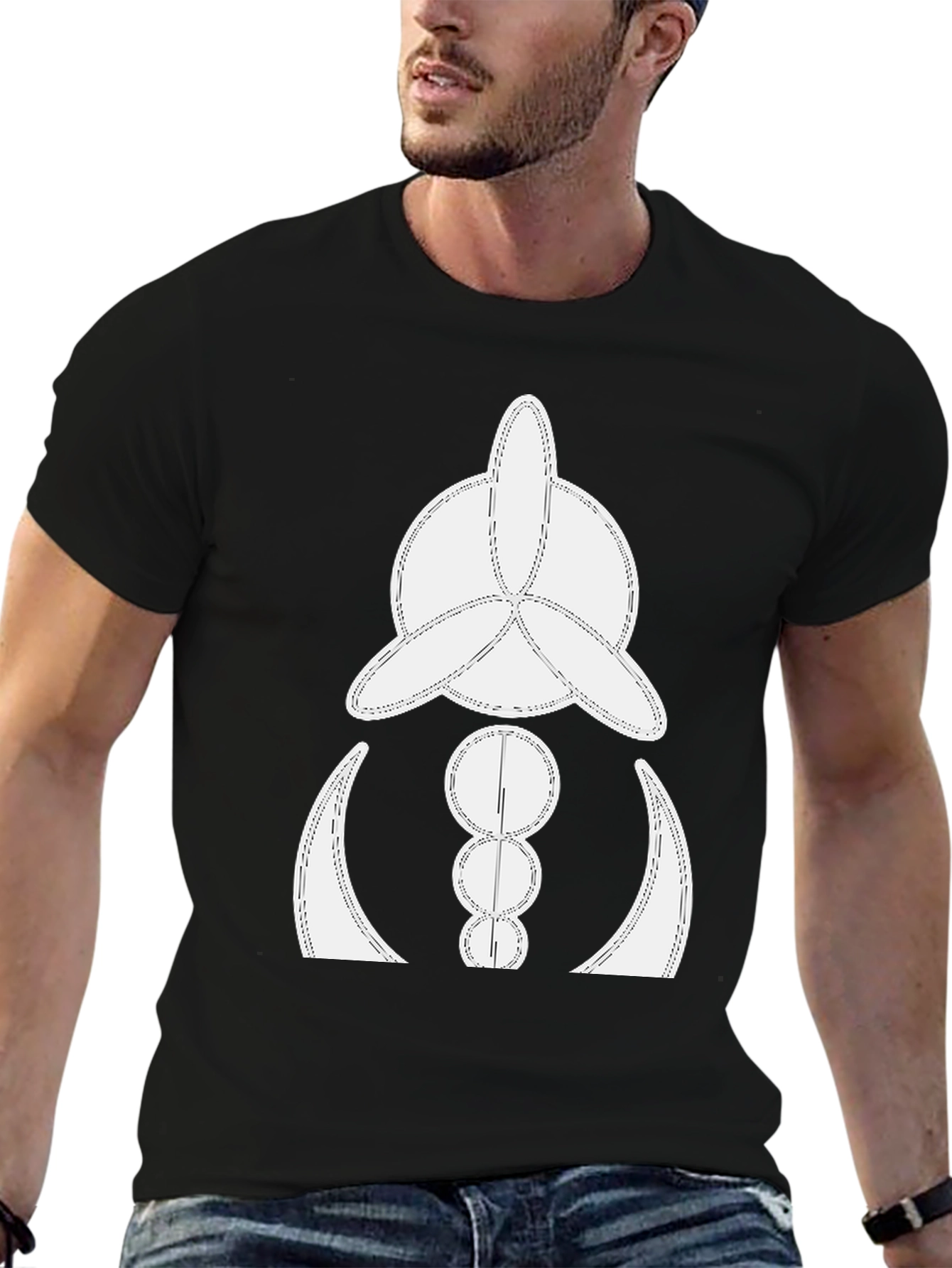 Abstract Graphic T-Shirt - Modern Style