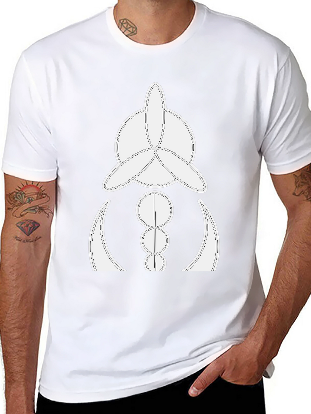 Abstract Graphic T-Shirt - Modern Style