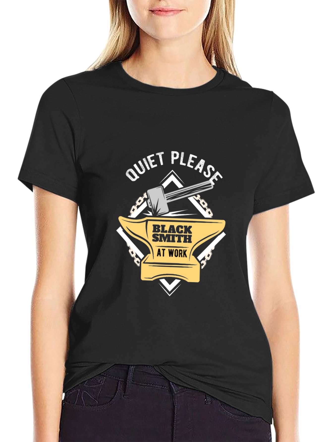 Blacksmith At Work Graphic T-Shirt