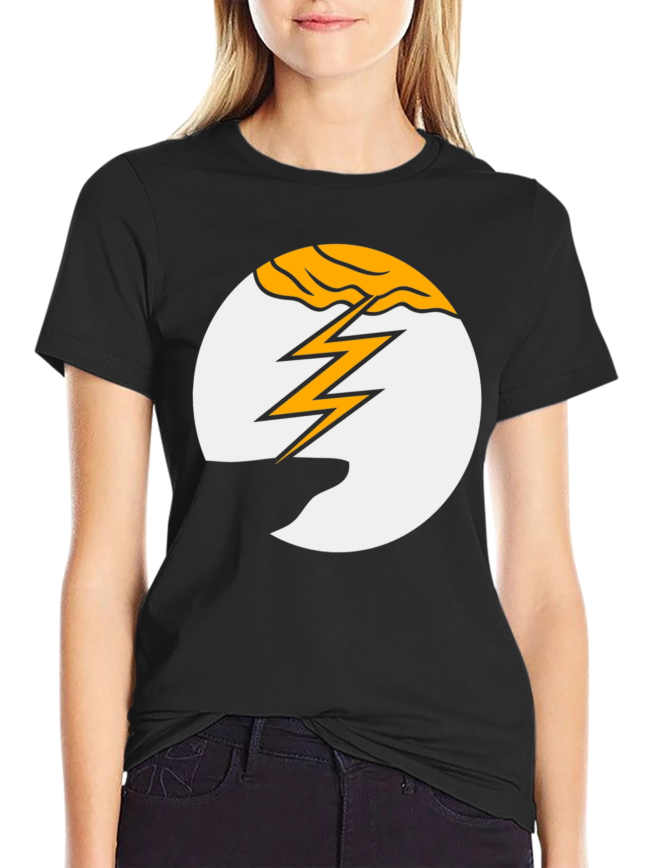 Lightning Bolt Graphic Tee - Bold Statement Shirt