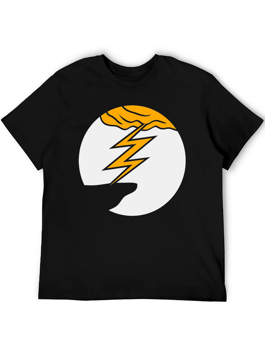Lightning Bolt Graphic Tee - Bold Statement Shirt
