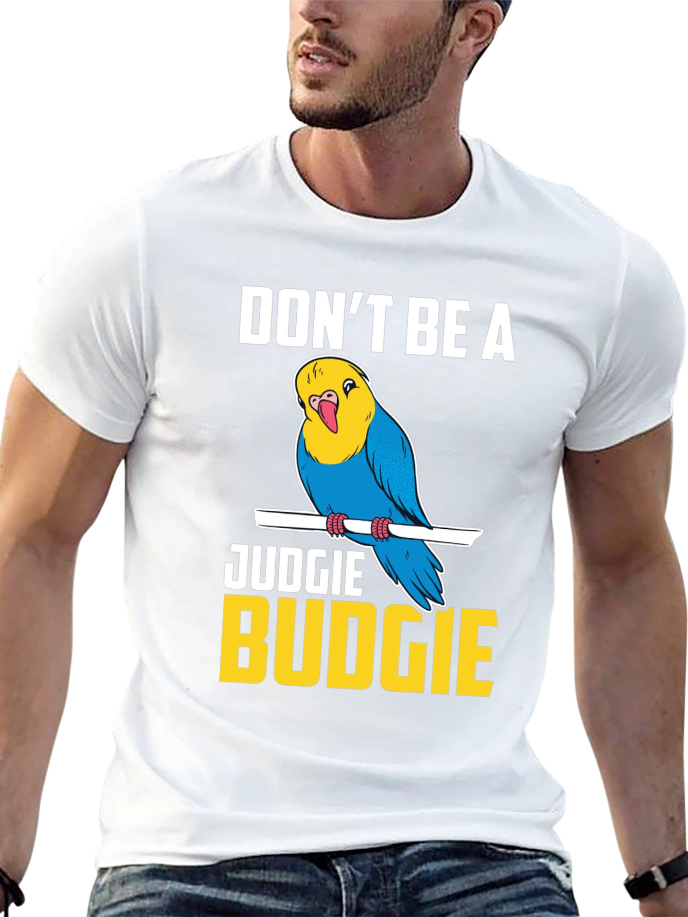Dont Be A Judgie Budgie T-Shirt