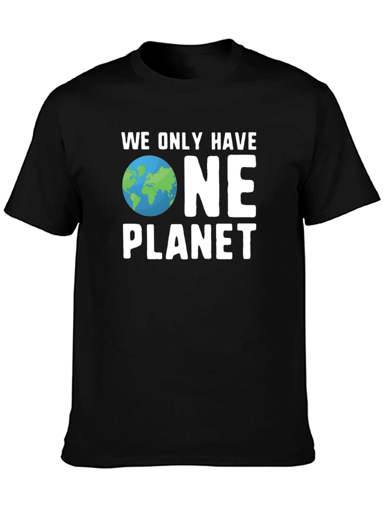 We Only Have One Planet Graphic Tee - Black