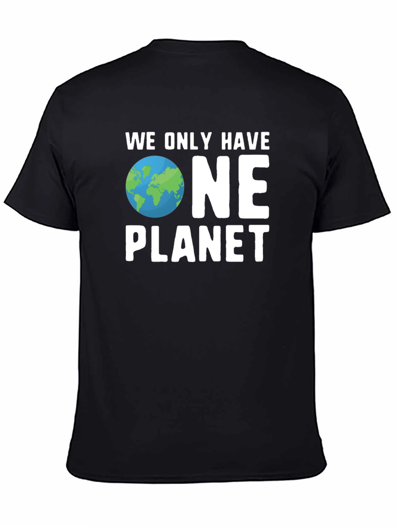 We Only Have One Planet Graphic Tee - Black
