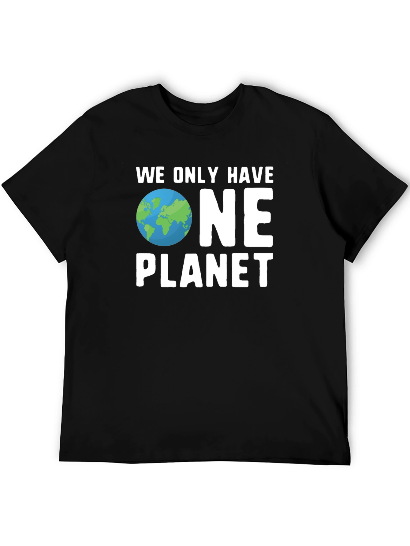 We Only Have One Planet Graphic Tee - Black