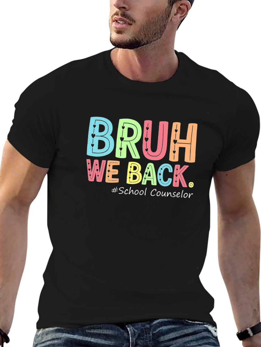 Bruh We Back School Counselor T-Shirt