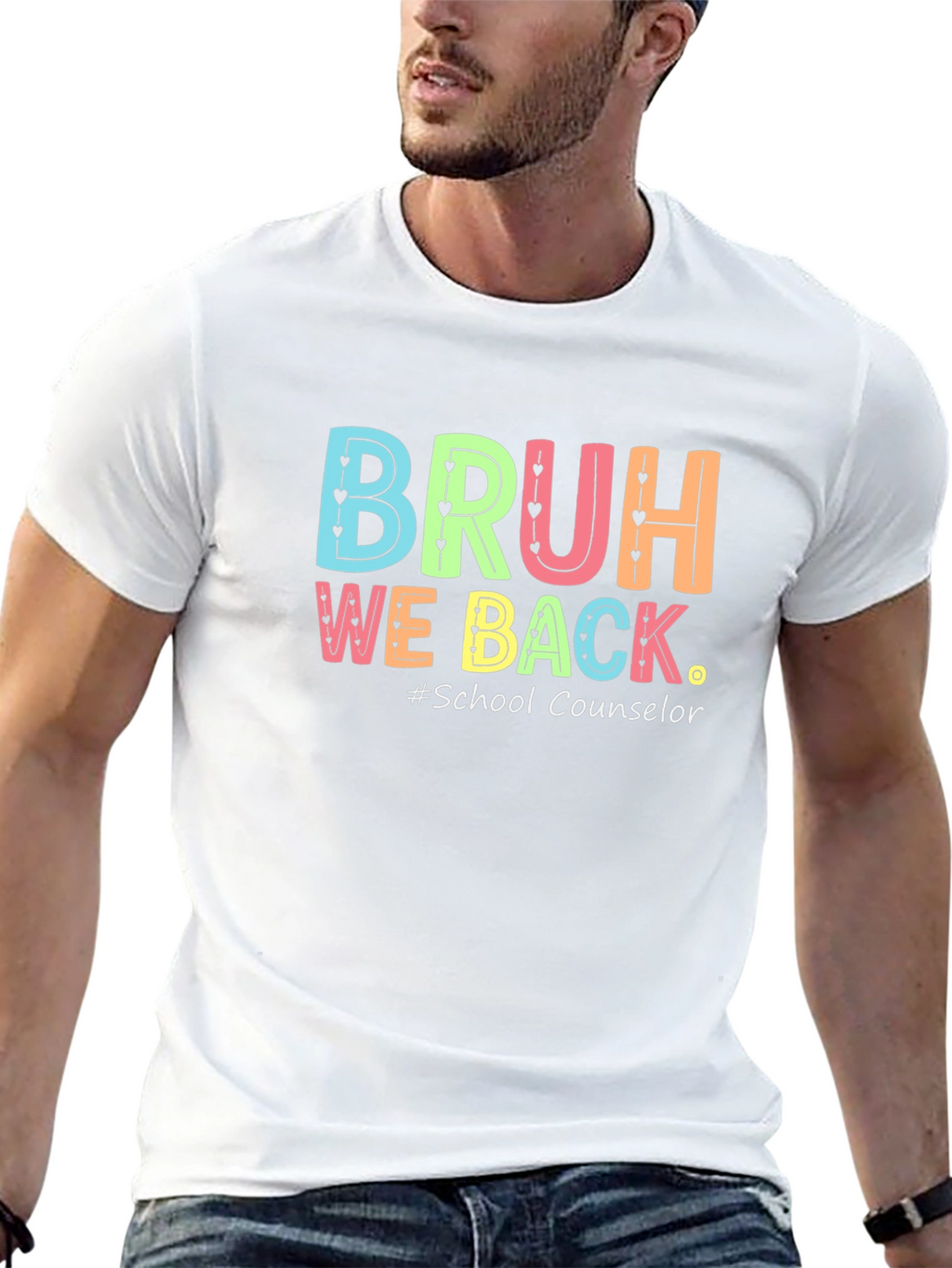 Bruh We Back School Counselor T-Shirt