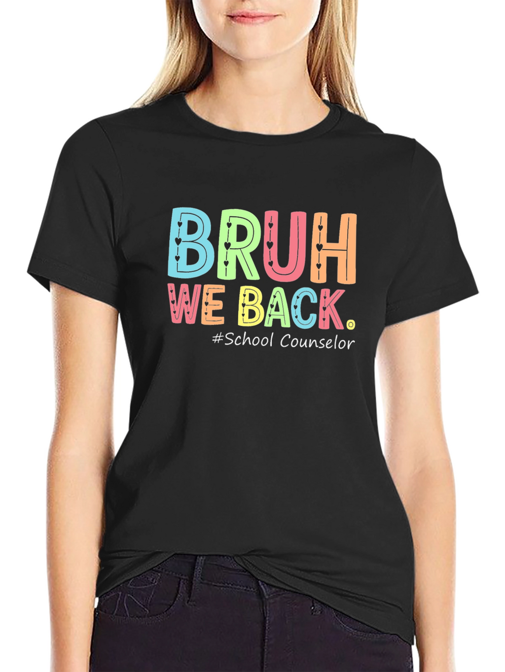 Bruh We Back School Counselor T-Shirt