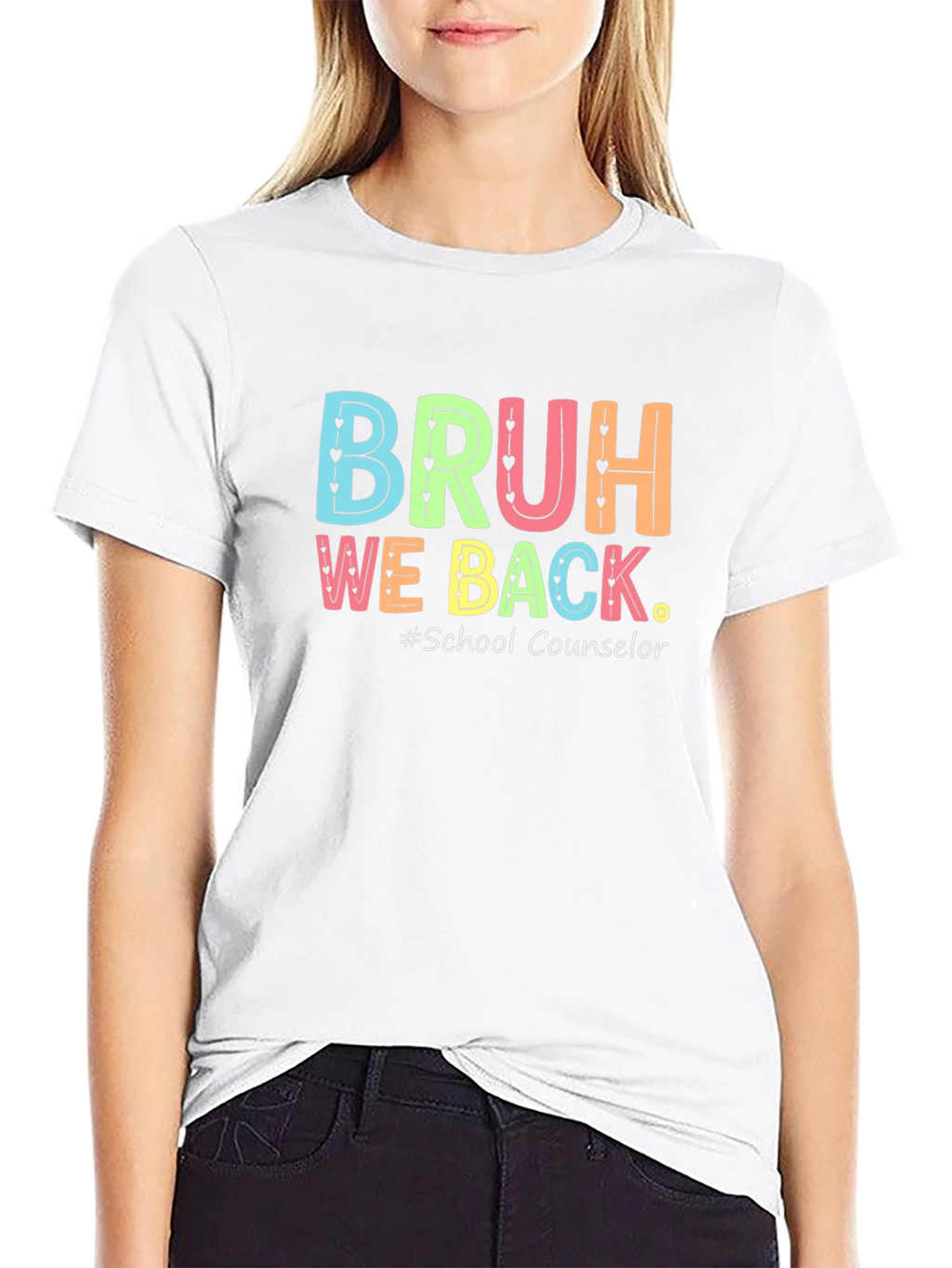 Bruh We Back School Counselor T-Shirt