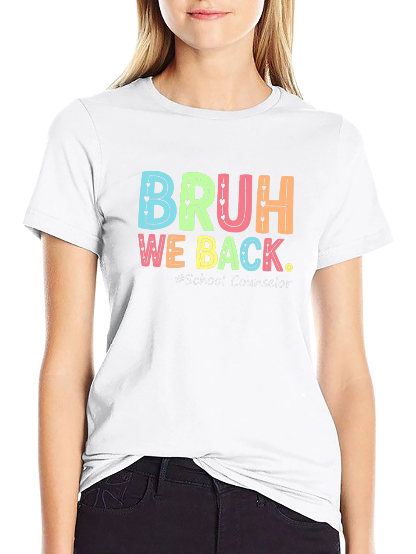 Bruh We Back School Counselor T-Shirt