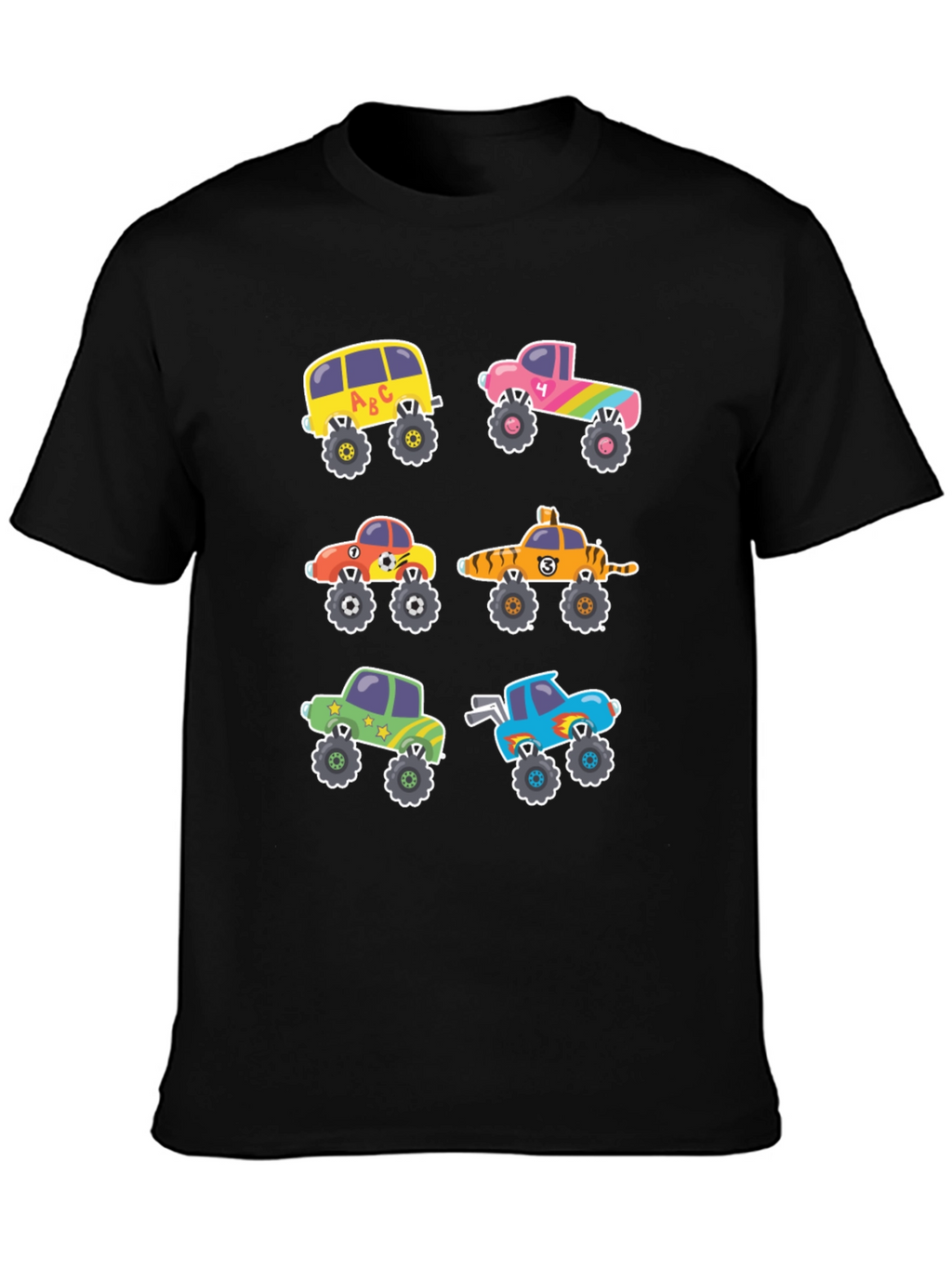 Cartoon Monster Truck T-Shirt