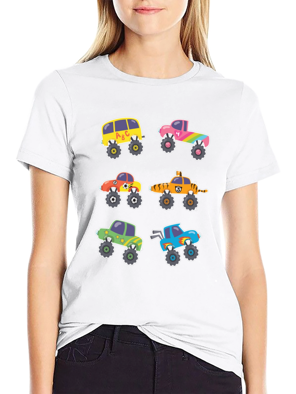 Cartoon Monster Truck T-Shirt
