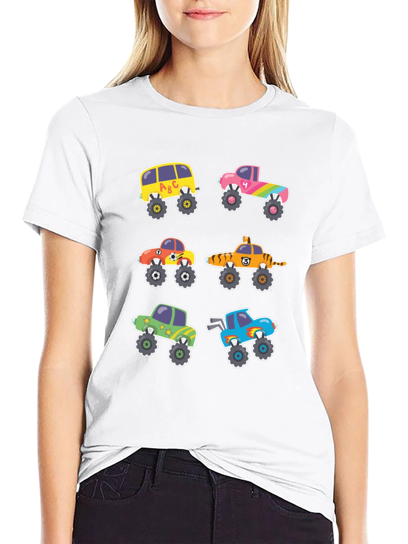 Cartoon Monster Truck T-Shirt