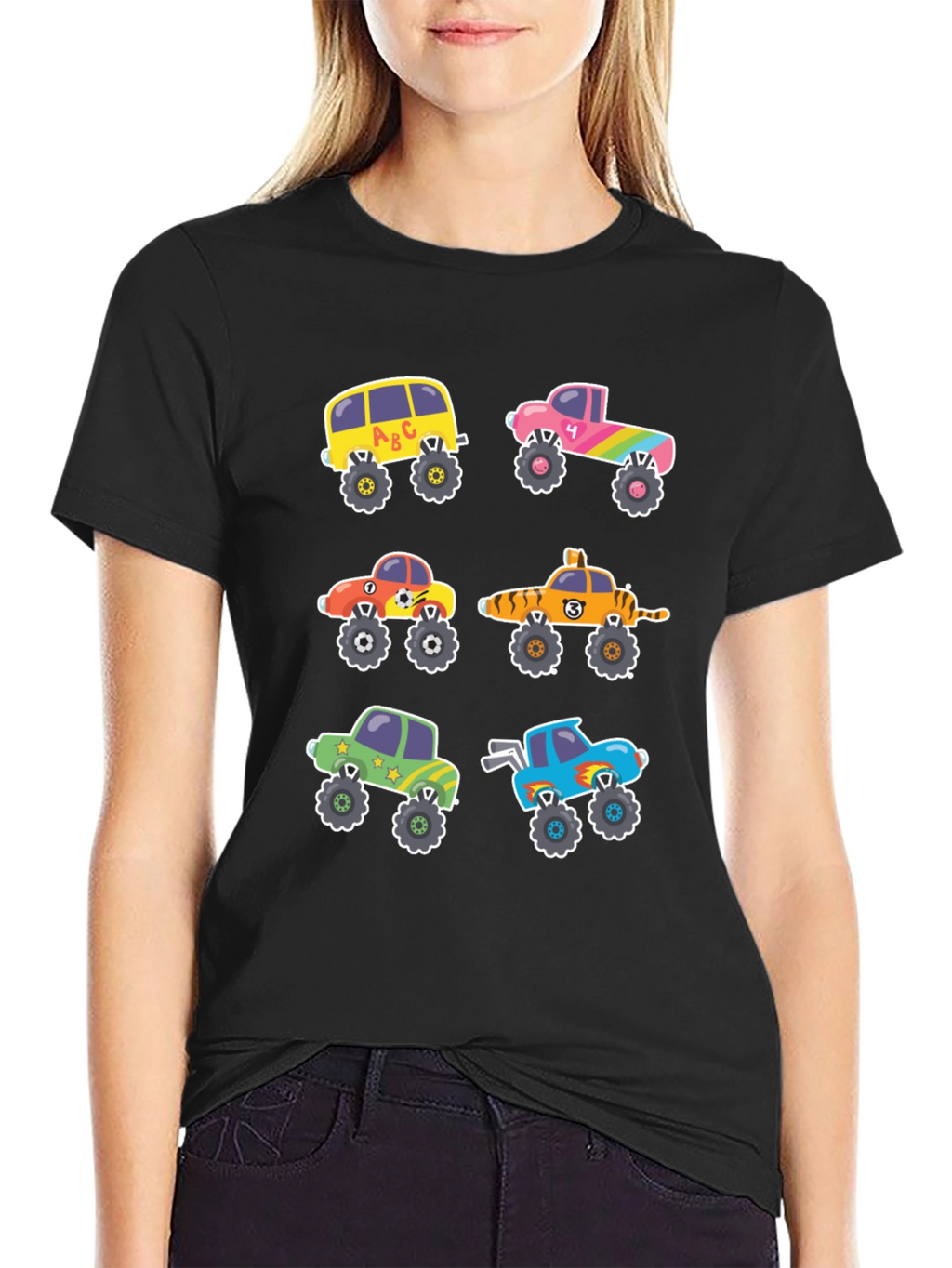 Cartoon Monster Truck T-Shirt