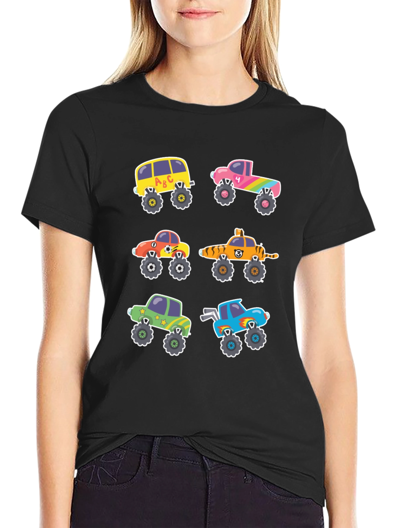 Cartoon Monster Truck T-Shirt