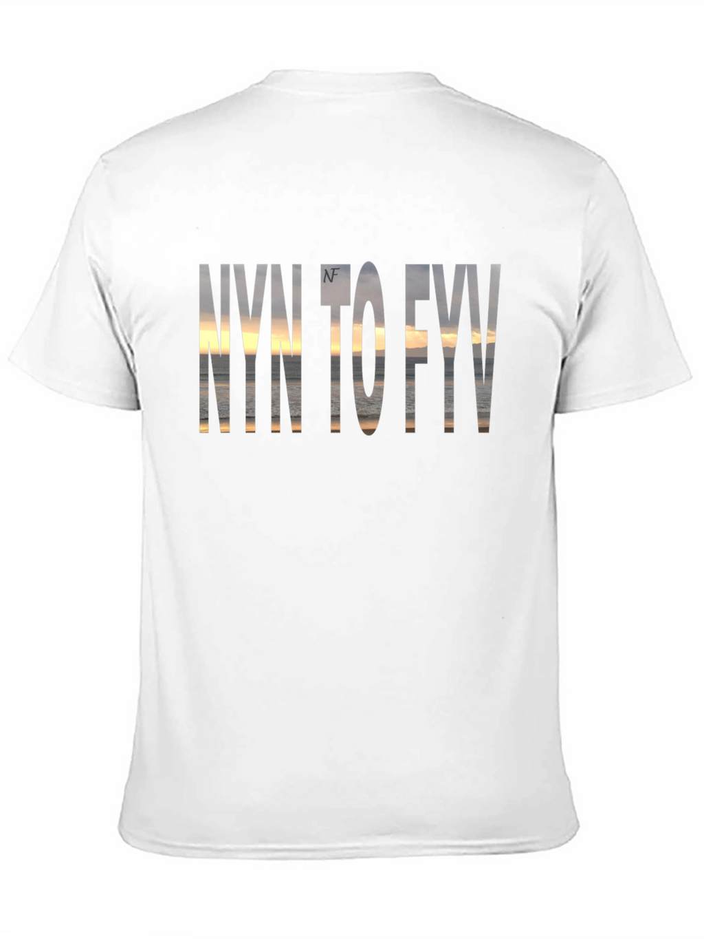 NYN to FYV Graphic Print Black T-Shirt
