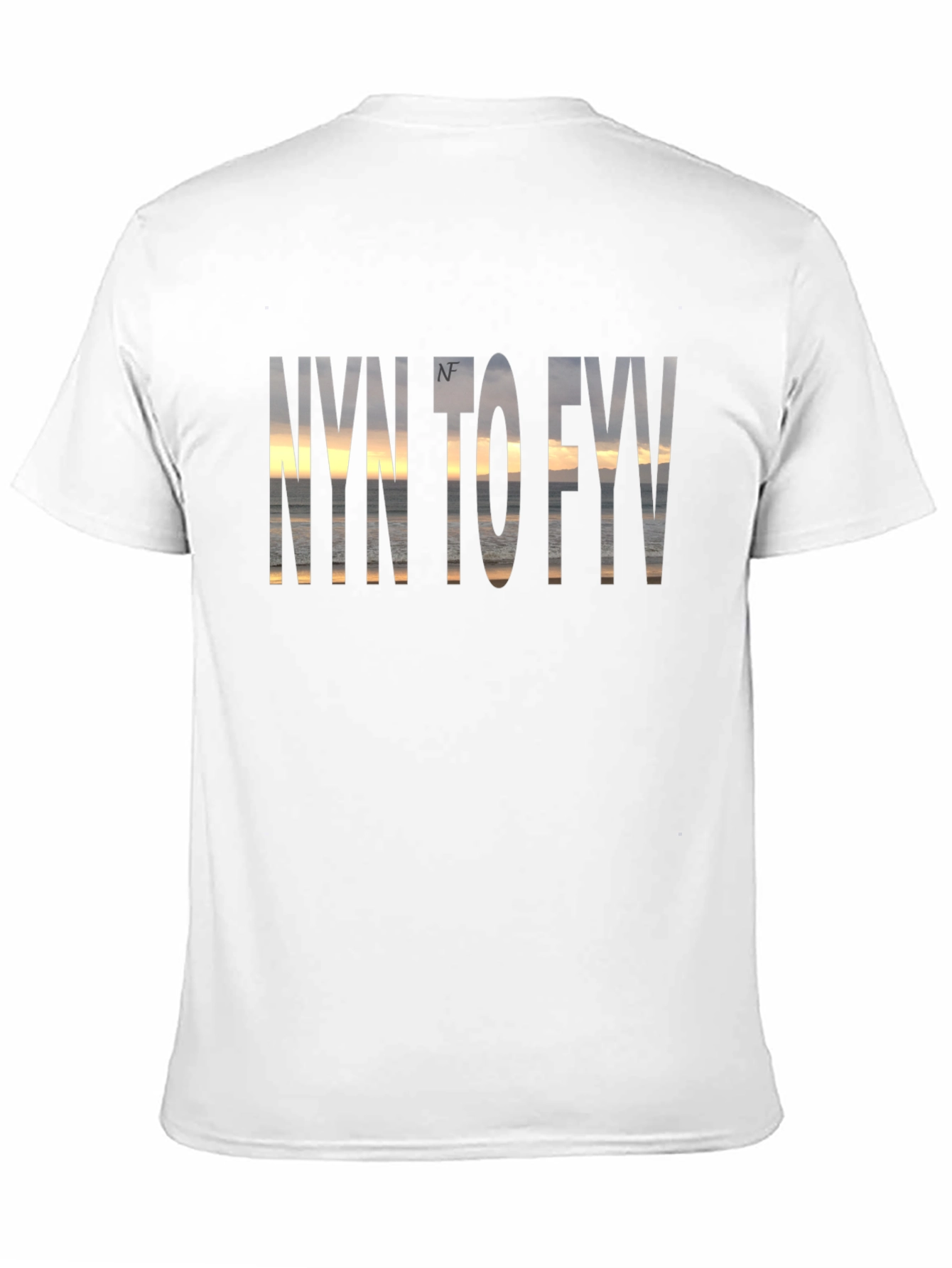 NYN to FYV Graphic Print Black T-Shirt