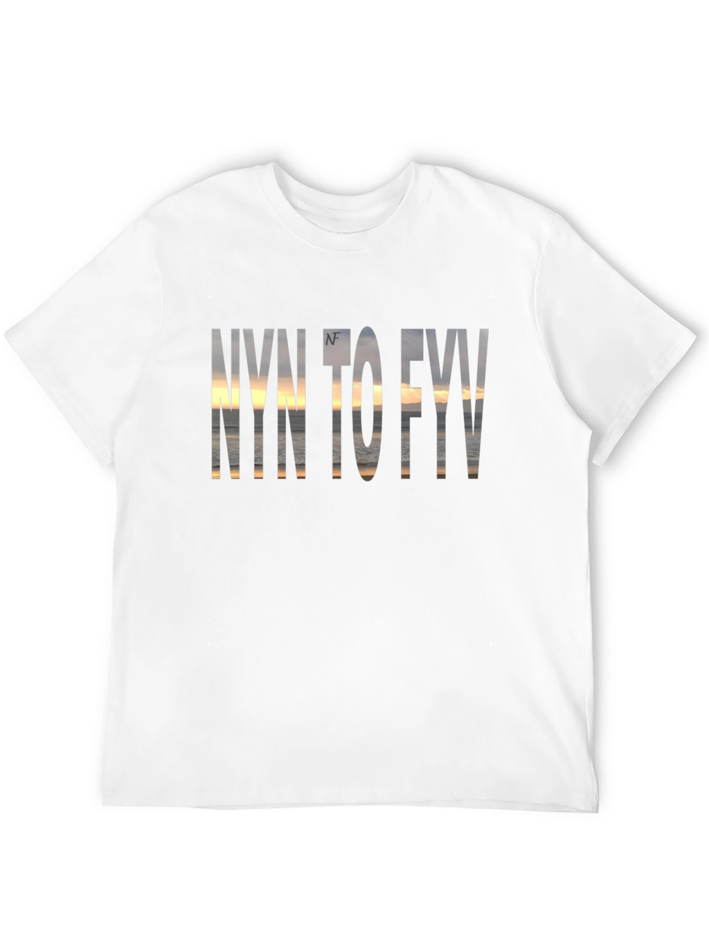 NYN to FYV Graphic Print Black T-Shirt