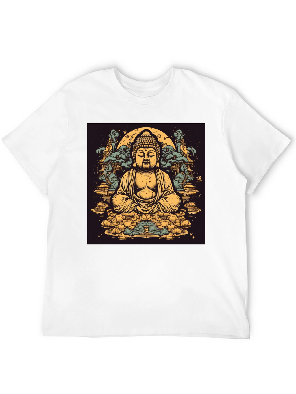 Buddha Graphic T-Shirt - Spiritual Zen Design