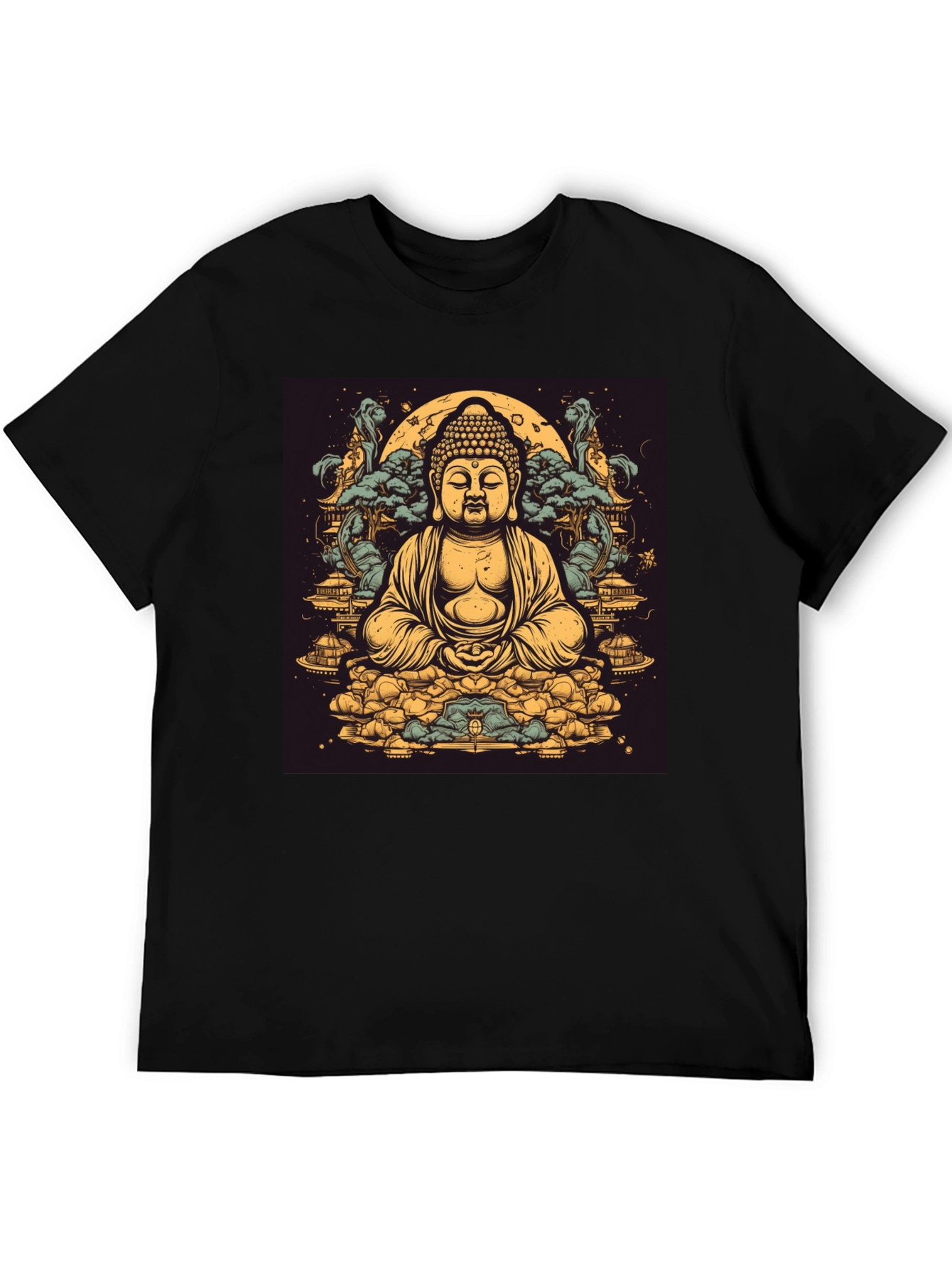 Buddha Graphic T-Shirt - Spiritual Zen Design