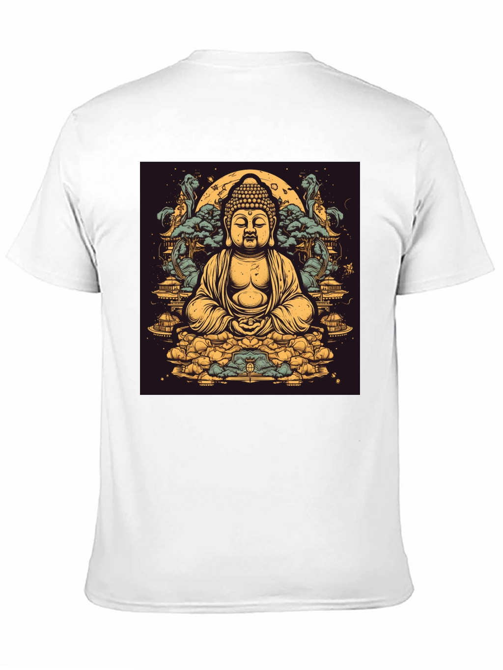 Buddha Graphic T-Shirt - Spiritual Zen Design