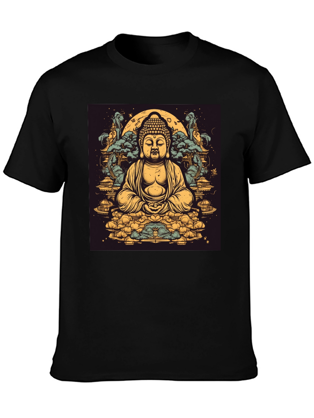 Buddha Graphic T-Shirt - Spiritual Zen Design