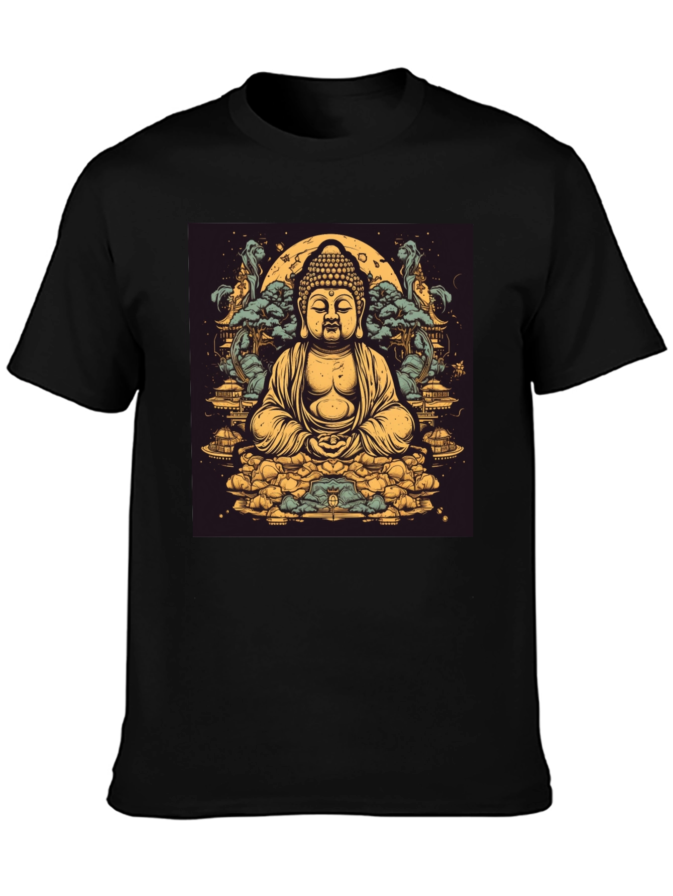 Buddha Graphic T-Shirt - Spiritual Zen Design