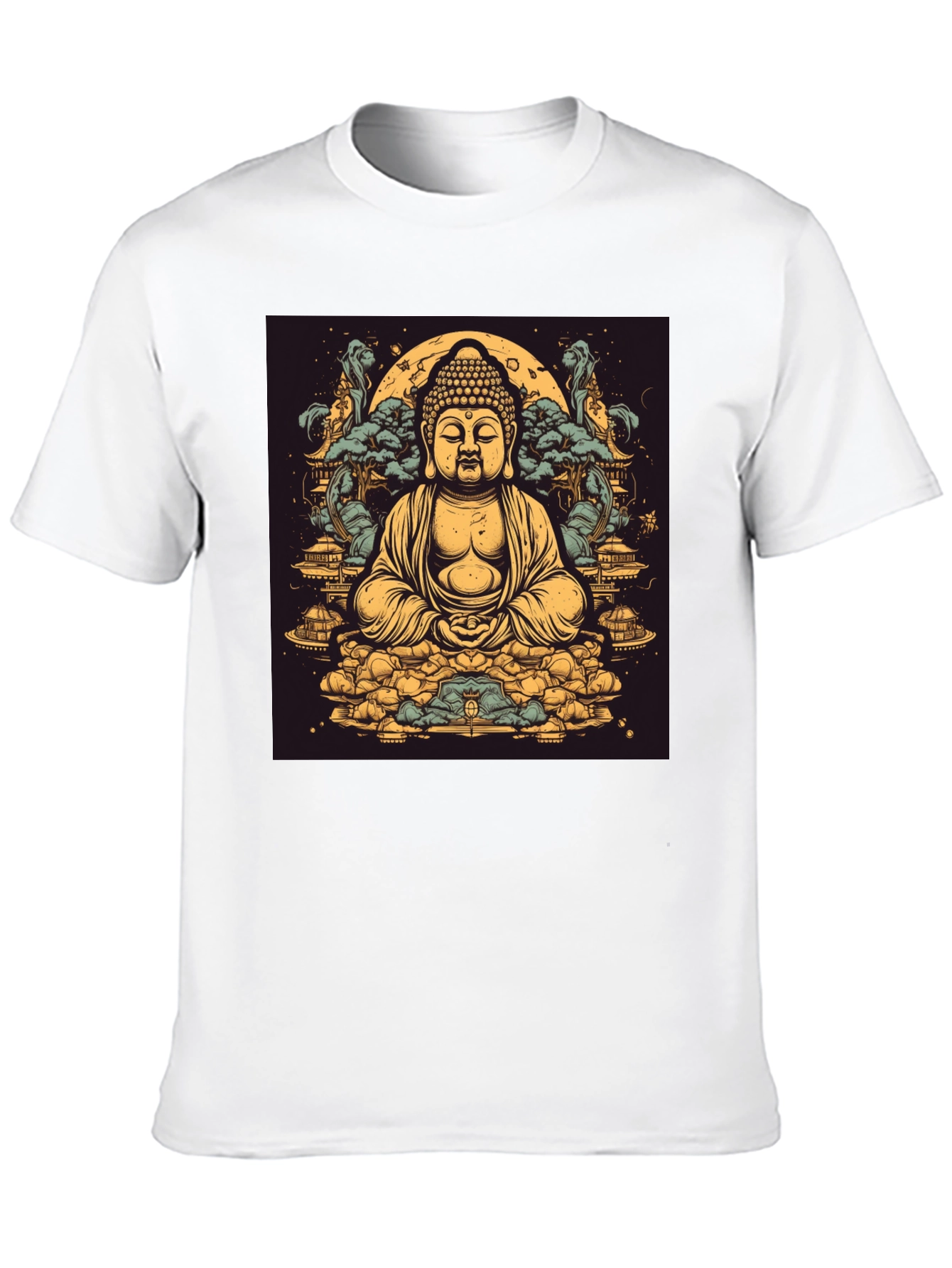 Buddha Graphic T-Shirt - Spiritual Zen Design
