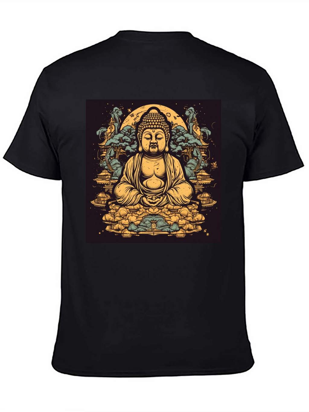 Buddha Graphic T-Shirt - Spiritual Zen Design