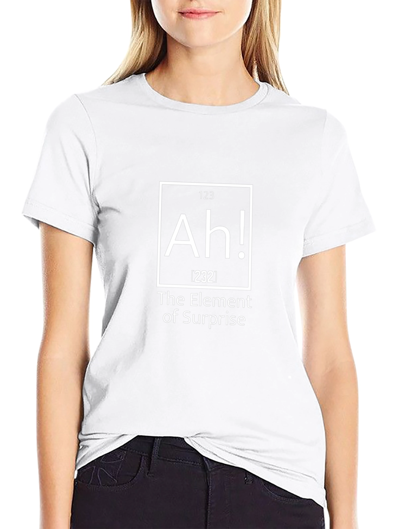 Ah! The Element of Surprise Graphic T-Shirt - Black