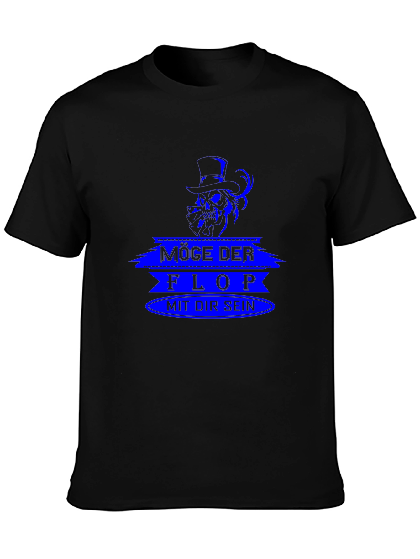 Möge Der Flop Graphic Tee - Black