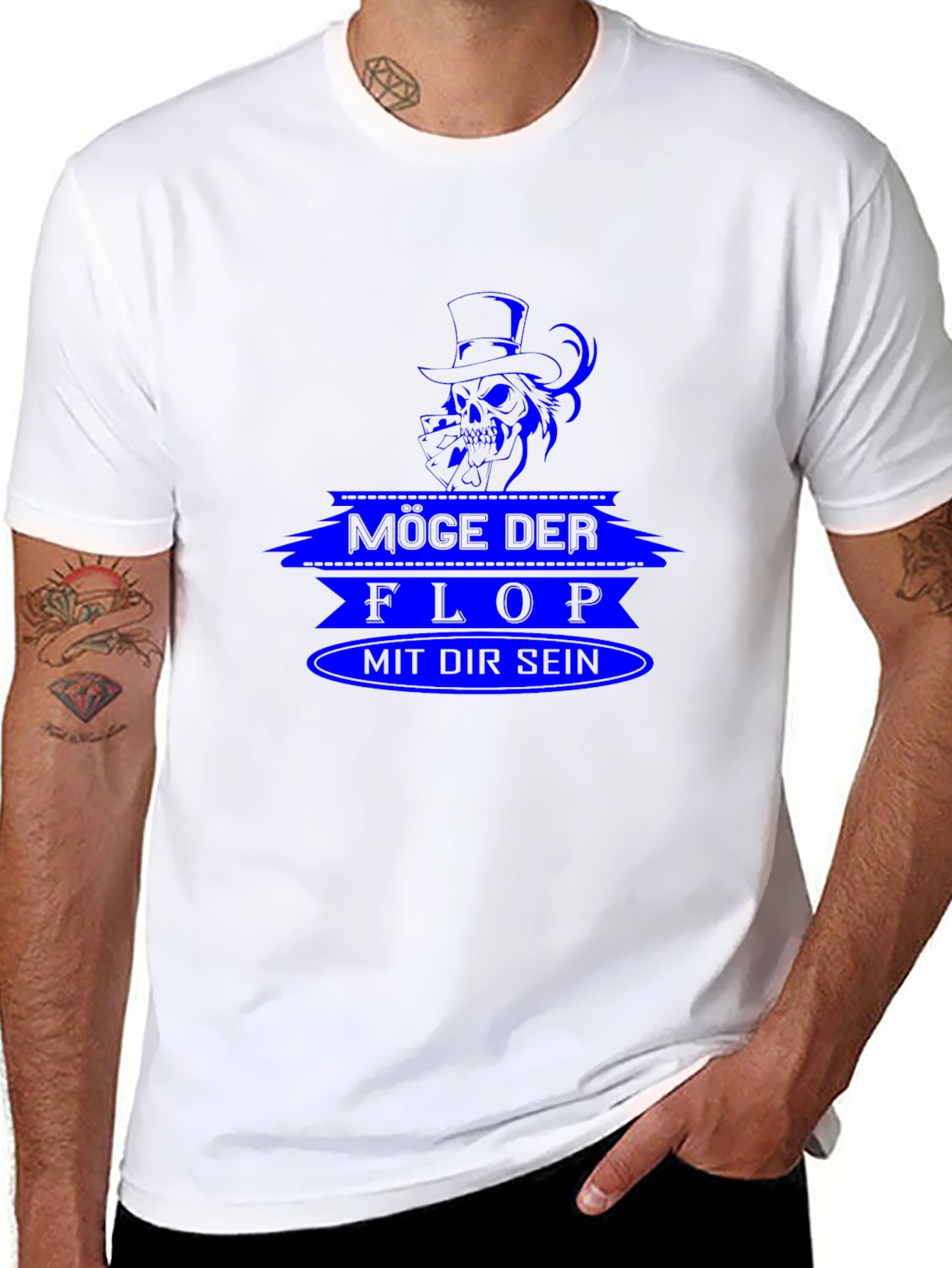Möge Der Flop Graphic Tee - Black