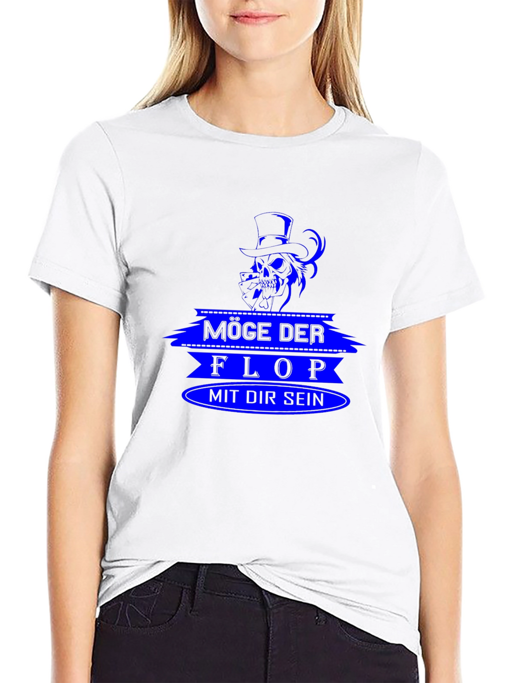 Möge Der Flop Graphic Tee - Black
