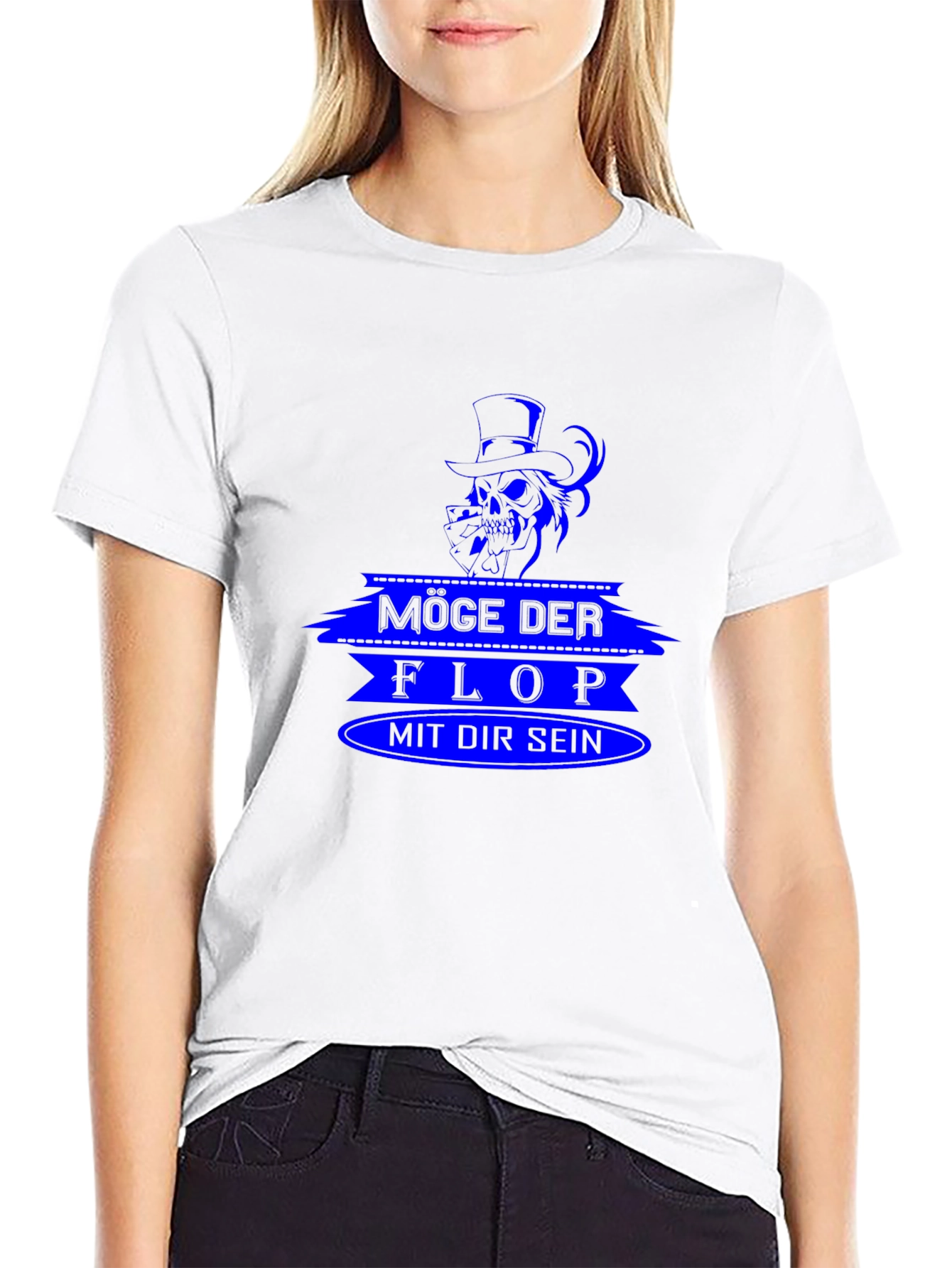 Möge Der Flop Graphic Tee - Black
