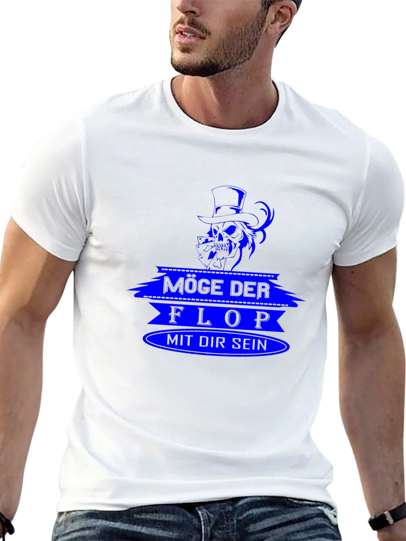 Möge Der Flop Graphic Tee - Black
