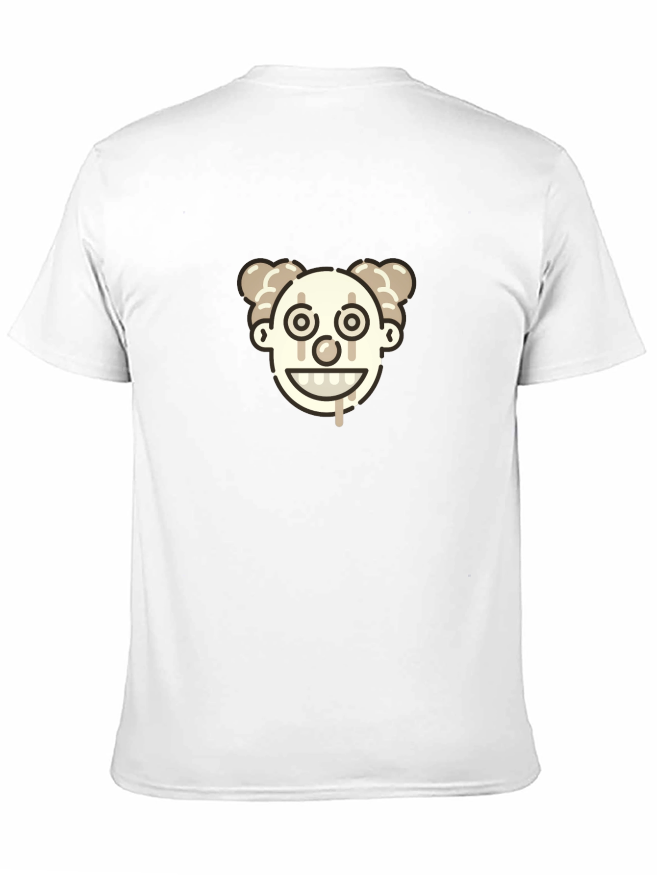 Clown Face Graphic Tee - Black Unisex T-Shirt