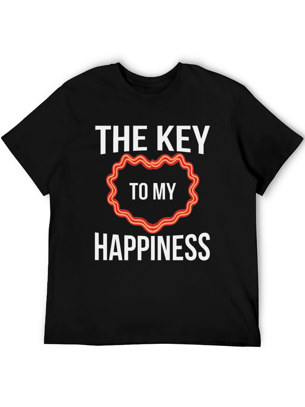 Bacon Heart Happiness T-Shirt