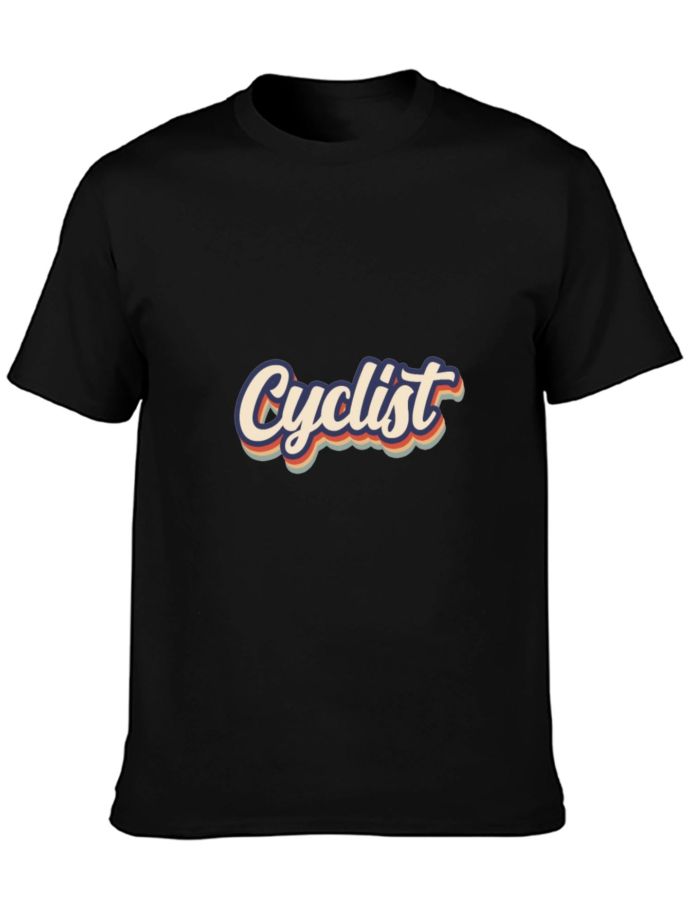 Cyclist Retro T-Shirt - Vintage Style Cotton Tee