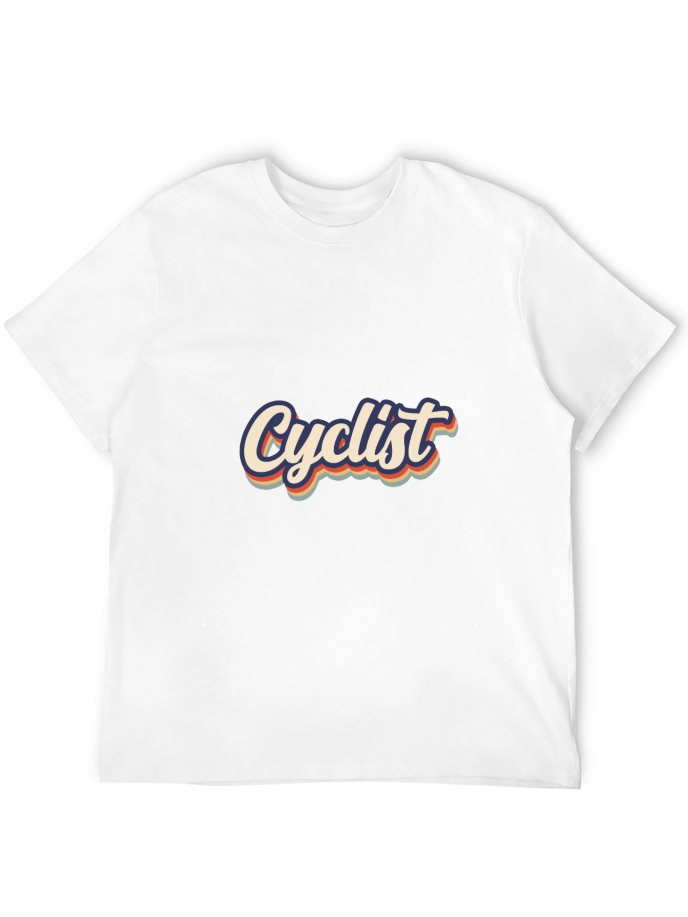 Cyclist Retro T-Shirt - Vintage Style Cotton Tee