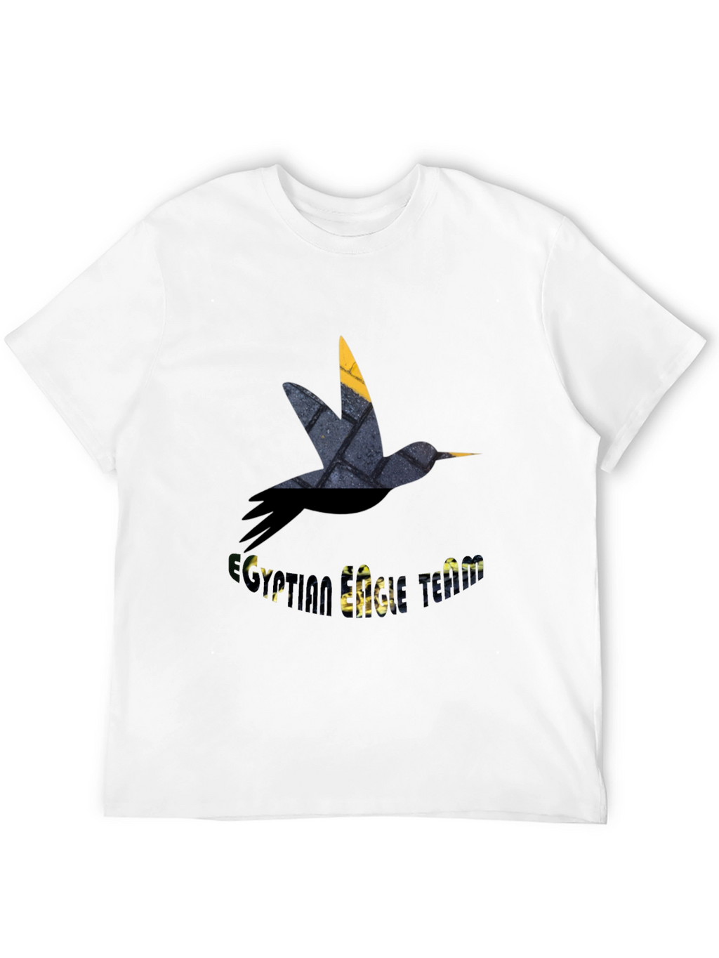 Stylish Bird Graphic Black T-Shirt