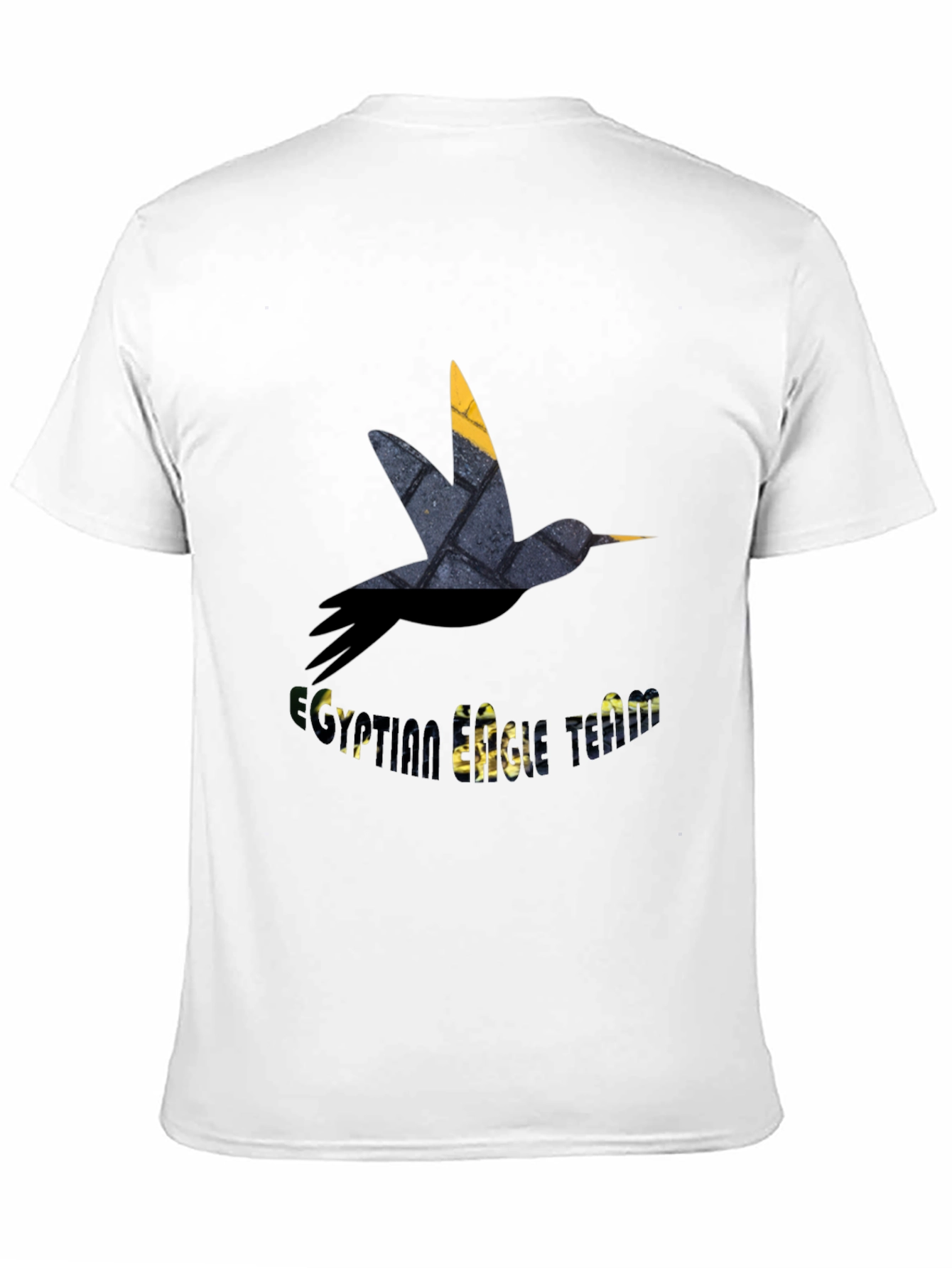 Stylish Bird Graphic Black T-Shirt