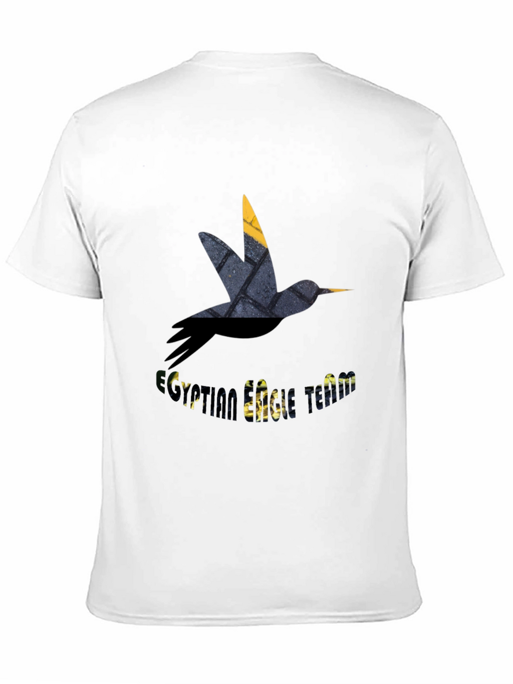 Stylish Bird Graphic Black T-Shirt