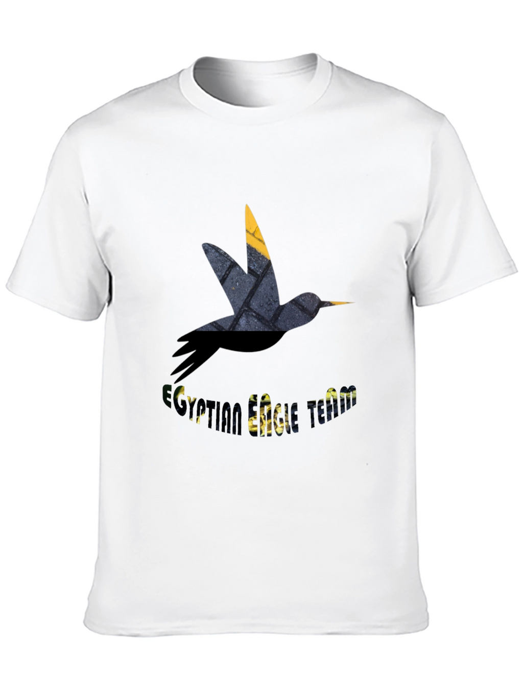 Stylish Bird Graphic Black T-Shirt