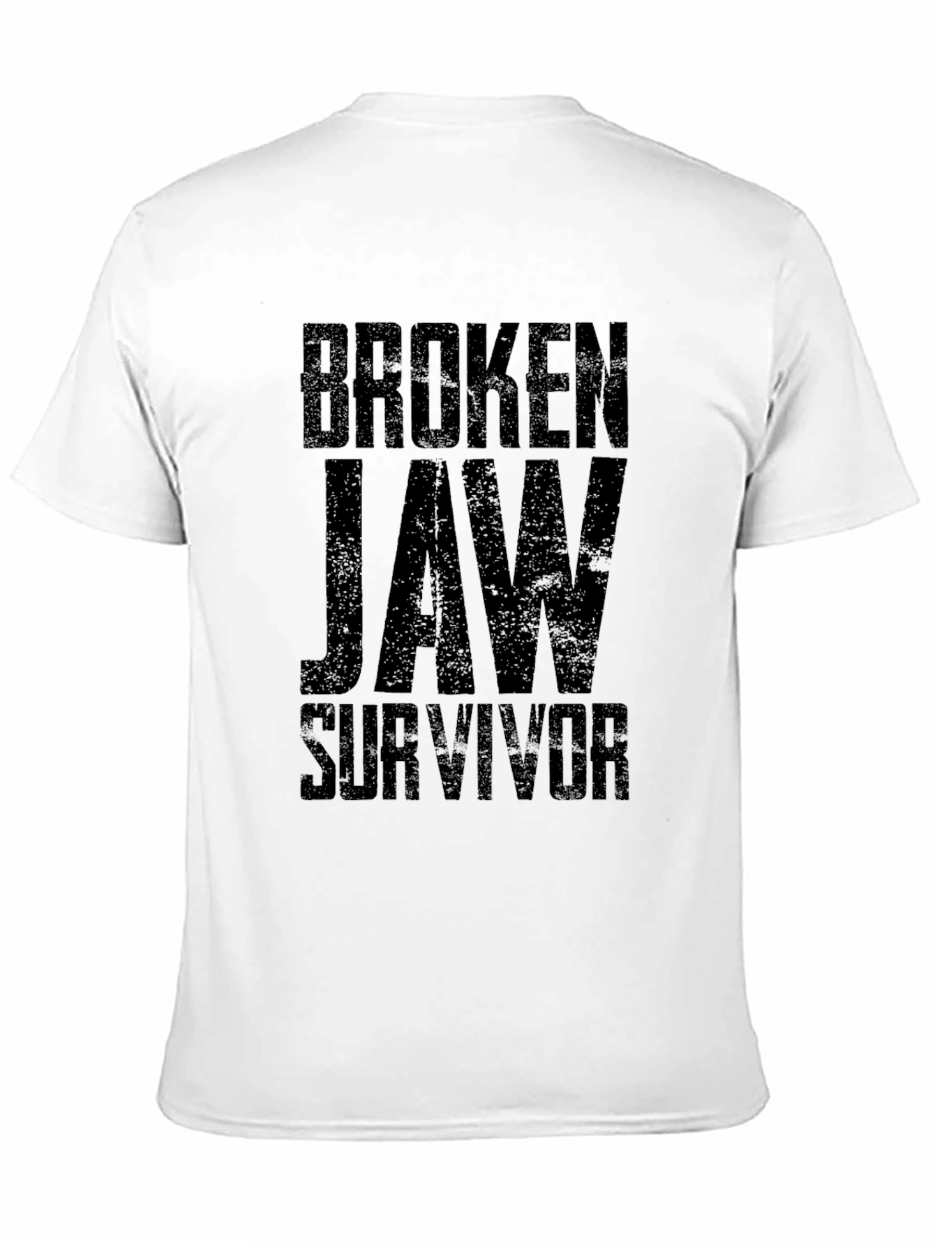 Broken Jaw Survivor Graphic Tee - Black Cotton Blend