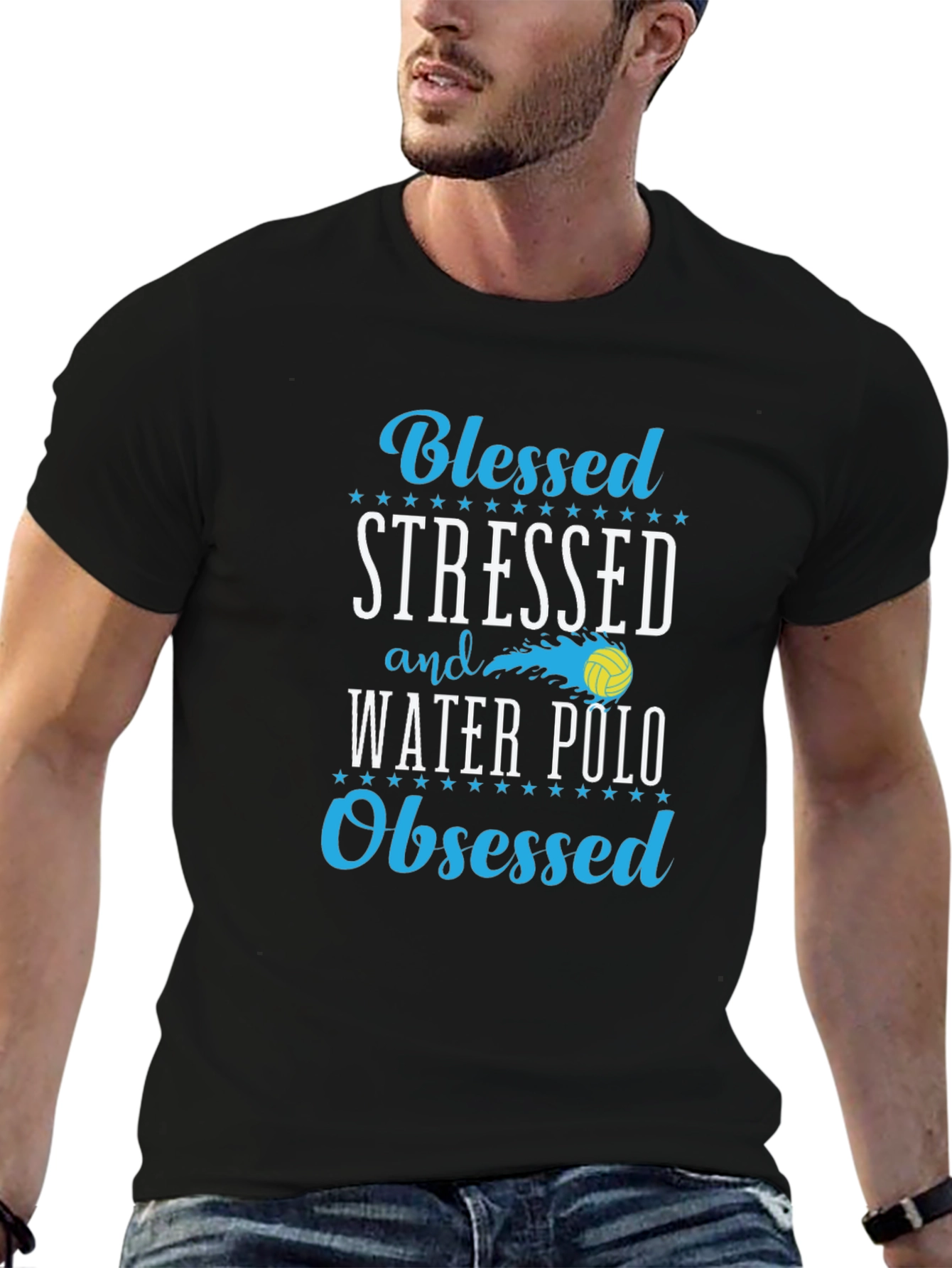 Blessed Stressed Water Polo Obsessed Tee